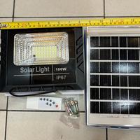 Gambar lampu sorot solar cell 100 watt 100w lampu tembak panel surya outdoor - HighQ 100w dari NYC LED undefined 5 Tokopedia
