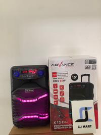Gambar Speaker Advance K1504 Bluetooth Karaoke 15 Inch Free 1 mic wireless dari CJMART99 undefined 4 Tokopedia