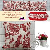 Gambar SARUNG BANTAL SOFA SHABBY CHIC MINIMALIS/SBK SET 40X40 KARENINA MAROON dari Smartmoms.shop undefined 1 Tokopedia