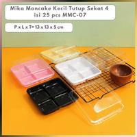 Gambar Mika mini mooncake 50gr tutup sekat 4 tray mika moon cake kue bulan - black dari Ernia De Shop undefined 1 Tokopedia