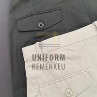 Gambar Celana Seragam Pria Brand Manzone [READY STOCK] - Cream Beige, 31 dari Uniform Keu undefined 4 Tokopedia