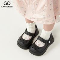 Gambar Sandal Limitless Anak Perempuan Korea Style Size 31-40 - INIARA OFFWHITE, 35 dari BabeShoes undefined 5 Tokopedia