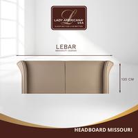 Gambar Sandaran Lady Americana tipe Missouri - 200 x 100 dari Lady Americana undefined 2 Tokopedia