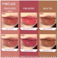 Gambar PINKFLASH L02 LASTING GLOSY LIPGLOSS - MOISTURIZING SHINE AND SHIMMER - PF-L02-C01 dari MK SKIN TEAM OFFICIAL undefined 3 Tokopedia