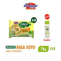 Gambar Sedaap Baked Mie Instan Soto 76 gr x 48 pcs Free Tumbler dari Wings Indonesia undefined 1 Tokopedia