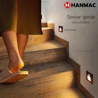 Gambar Lampu tangga dinding led sensor gerak indoor kotak hitam putih - Body hitam dari lighting shop indonesia undefined 1 Tokopedia