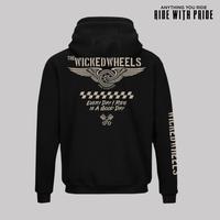 Gambar [Original] Hoodie Motor Bikers Ride With Pride - WICKEDWHEELS - Hitam, M dari RIDE WITH PRIDE OFFICAL undefined 3 Tokopedia