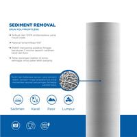 Gambar Cartridge Saringan Media Filter Air Refill Penguin FC-20 PP 1 / 5 mikron sediment Catridge 20" - 5 mikron dari Sentral Pompa undefined 3 Tokopedia