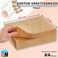 Gambar Kertas Kraft Samson Coklat A4 150 gsm Kraft Liner #M dari Dm.Giftidea undefined 1 Tokopedia