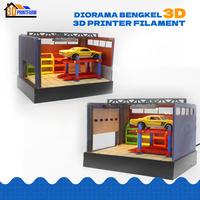 Gambar Diorama Bengkel Garage Set Skala 1:64 - Carl Lift dari 3DPrintFarm undefined 1 Tokopedia