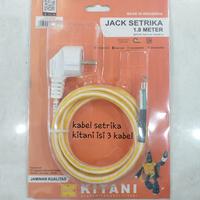 Gambar Kabel Setrika Seterika Arde 3x0.5 Panjang 1.8 m Anti Panas KITANI dari mitra grosir 99 undefined 1 Tokopedia