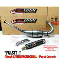 Gambar Knalpot Aitech Carbon Kevlar Fulst Galvanis Original Ninja R RR SS ORI - RR/ZX, NonCobra Fulset dari AJR GROSIR Knalpot & Speedshop undefined 2 Tokopedia