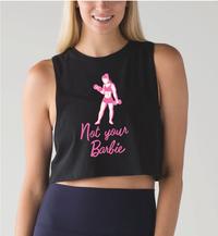 Gambar Crop top gym wanita - Barbell | Not your barbie - S, Barbell dari Egoism Lifting Tee undefined 2 Tokopedia