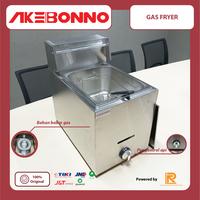 Gambar AKEBONNO - Gas Fryer/Wajan Kompor/Mesin Deep Fryer dengan Gas Single Tank/Satu Tempat FOOD GRADE - 6 L dari Akebonno undefined 2 Tokopedia