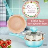 Gambar Belvin flower baby cookware set 18cm 18 cm fry sauce pan panci mpasi - Biru Muda, 18cm NO packing dari CRYSTALKIDSTORE undefined 1 Tokopedia