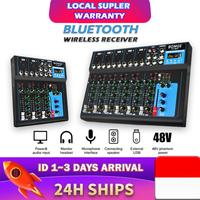 Gambar BOMGE F7 Bluetooth Portable Audio Mixer w/USB DJ Sound Mixing Console - F4 dari BOMGE AUDIO undefined 1 Tokopedia