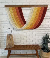 Gambar Macrame athetic room/ Macrame rainbow ukuran 100 x 60 cm/ Home decor - B dari Timandco undefined 2 Tokopedia