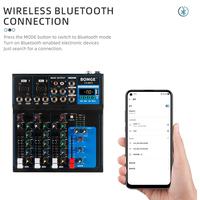 Gambar BOMGE F7 Bluetooth Portable Audio Mixer w/USB DJ Sound Mixing Console - F4 dari BOMGE AUDIO undefined 2 Tokopedia