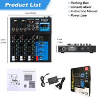 Gambar BOMGE F7 Bluetooth Portable Audio Mixer w/USB DJ Sound Mixing Console - F4 dari BOMGE AUDIO undefined 5 Tokopedia