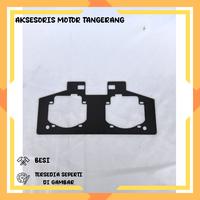 Gambar BILED PROJIE AES 2.5 INCH NMAX NEW 2021-2023 BRACKET LAMPU NMAX BARU - SINGLE + D2  dari AKSESORIS MOTOR TANGERANG undefined 1 Tokopedia