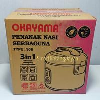 Gambar OKAYAMA MAGIC COM 1,8Liter 308 / RICE COOKER OKAYAMA 1,8 Liter 3in1 dari SinarBintangJayaa undefined 5 Tokopedia
