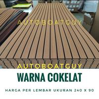 Gambar Marine Boat Flooring (Karpet Lantai Kapal) EVA Mat Foam Decking Sheet - Cokelat Garis Hitam (NC-3.1) dari AUTOBOATGUY undefined 5 Tokopedia
