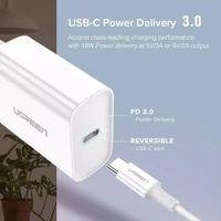 Gambar Adaptor/Batok Wall Cas/Charger UGREEN 60450 USB Type-C 20W PD dari Super Laris IT undefined 2 Tokopedia