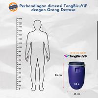 Gambar 60L FULL SET Tong Biru / Tong Fermentasi / Drum murah & serbaguna 60L dari TongBiruViP Official Shop undefined 3 Tokopedia