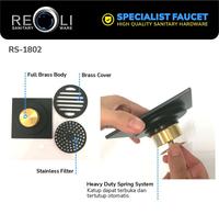 Gambar Floor Drain Reoli RS-1802-BR-DG Dark Grey / Saringan Kamar Mandi dari Toserba Bangunan Ideal undefined 3 Tokopedia
