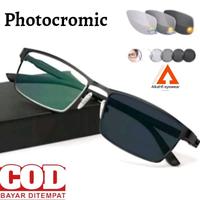 Gambar Kacamata Photocromic Anti Radiasi Blue Ray Lensa Normal da Minus - Hitam, BLUERAY dari Vanostore.id undefined 1 Tokopedia