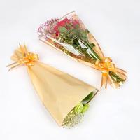 Gambar 50pcs Emas Rose Sleeve Bunga Mawar Satu Tangkai Plastik Bunga Satuan - S-Merah muda dari ITOKOTOO undefined 5 Tokopedia