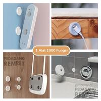 Gambar PR Bracket Magnetic Hook Tempel Dinding Untuk Holder Remote AC TV STB dari Pedagang Remote_NEW undefined 5 Tokopedia