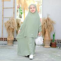 Gambar Gamis Syari Anak Muslimah - Khawla Set Usia 1 - 11 Tahun - Maroon, S dari nawfal style undefined 1 Tokopedia