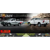 Gambar Cover bak terpal Mobil Pick Up Toyota Hilux Single Cabin - TALI LUAR, grade a hitam dari Faforitku06 undefined 4 Tokopedia