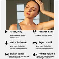 Gambar GOOJODOQ A520 Sports TWS Bluetooth 5.3 Noise Reduction dari Goojodoq Professionals undefined 5 Tokopedia