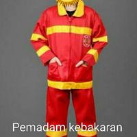 Gambar Baju / stellan / kostum / seragam profesi anak Pemadam Kebakaran Size1 dari Sjkids.mom undefined 1 Tokopedia