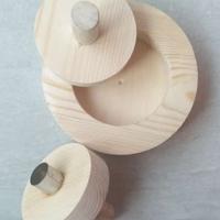 Gambar Cetakan donat set kayu/Cetakan donat mangkok - penekan saja, diameter 10cm dari KitaCakeStore undefined 1 Tokopedia
