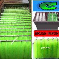 Gambar brush media filter kolam koi 30cm,40cm,60cm,80cm,100cm import / brush - Hijau, 40cm dari Chamzstore undefined 2 Tokopedia
