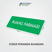 Gambar Stiker Klinik Penanda Ruangan Hijau 30x10 cm - Rekam Medis dari Fasiruzshoop undefined 5 Tokopedia