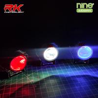 Gambar Luximos R8 Lampu LED Sorot Tembak Motor Mobil D2 Laser + Devil Eye - Putih, Sepasang, Non Bubblewrap dari RK Custom Light undefined 2 Tokopedia