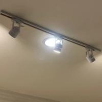 Gambar Paket Lampu Track Light LED Sorot 1 Set isi 3 + Rel 1 Meter Spotlight - Body Hitam, Kuning Warm dari Amaritista undefined 3 Tokopedia
