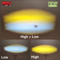 Gambar Luximos R8 Lampu LED Sorot Tembak Motor Mobil D2 Laser + Devil Eye - Putih, Sepasang, Non Bubblewrap dari RK Custom Light undefined 5 Tokopedia