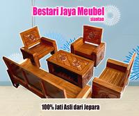 Gambar Kursi Tamu Jati Tumpuk dari Bestari Jaya Meubel undefined 1 Tokopedia