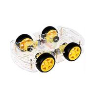Gambar Chasis Mobil Robot 4wd 4 wd Smart Car Chasis Frame Robot - Baut dari Good Life Needs undefined 2 Tokopedia