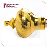 Gambar Besi Gorden Full Set/Tiang Gorden/Rel Gorden/Batang Hordeng - 100cm besi saja, Gold dari Ilmi gorden undefined 2 Tokopedia