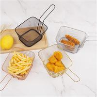 Gambar TEMPAT MENGGORENG KENTANG GORENG FRENCH FRIES / MINI FRY BASKET - rose gold small dari Homespiration undefined 4 Tokopedia