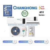 Gambar AC CHANGHONG LOW WATT DELUXE CSC-09RDX4 TURBO COOLING 1PK R32 9RDX4 - UNIT SAJA dari Bintang Baru Electronic undefined 1 Tokopedia