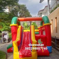 Gambar balon inflatable happy bouncing dari rental permainan undefined 3 Tokopedia