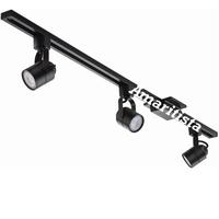 Gambar Paket Lampu Track Light LED Sorot 1 Set isi 3 + Rel 1 Meter Spotlight - Body Hitam, Kuning Warm dari Amaritista undefined 1 Tokopedia