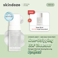 Gambar SKINDOZE Hydrating Facial Foam Cleanser 100 ml FREE Toner 30 ml dari Skindoze undefined 1 Tokopedia